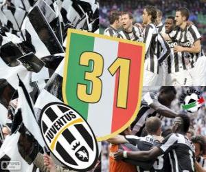 yapboz Juventus Turin, şampiyonu İtalya Lega Calcio 2012-2013, İtalyan Ligi